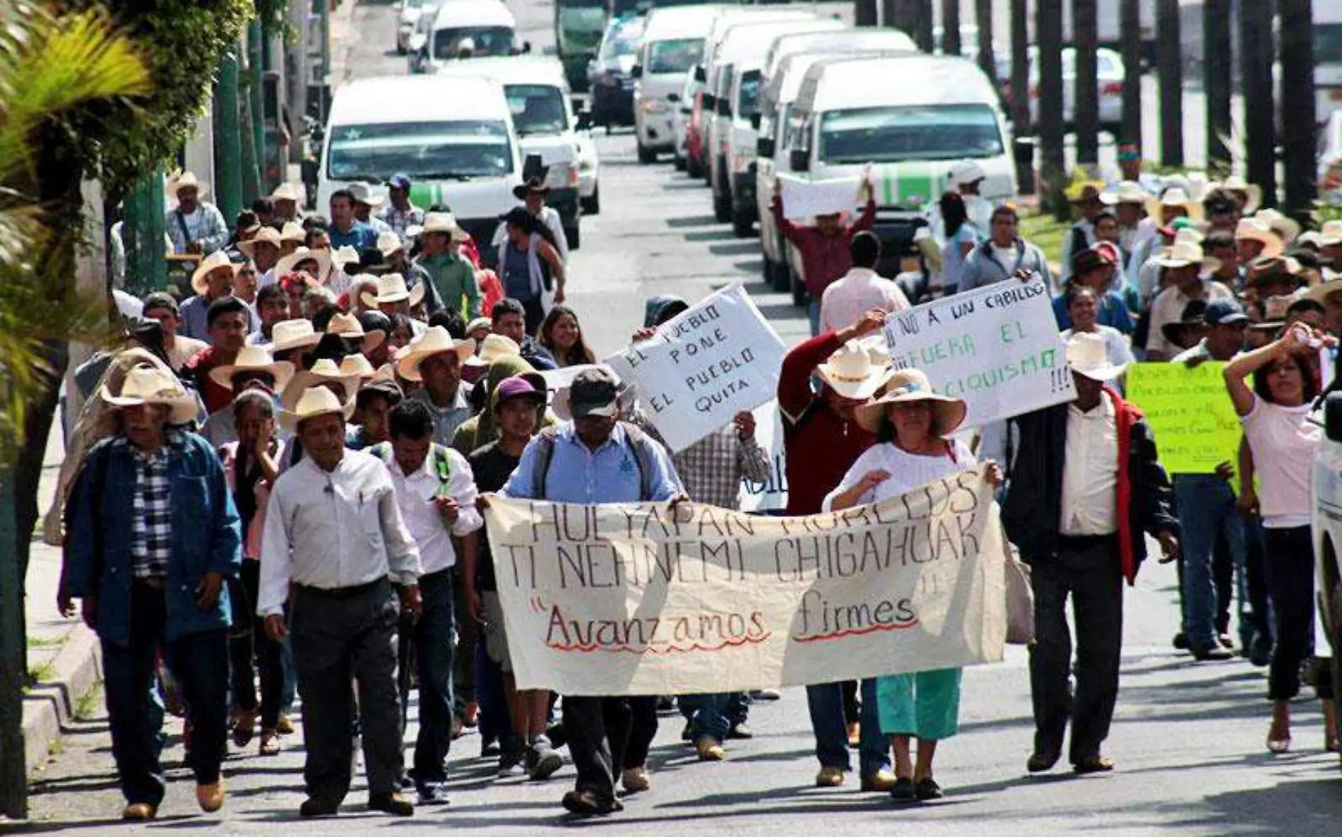 Los habitantes se han manifestado para defender su Concejo-Cuartoscuro